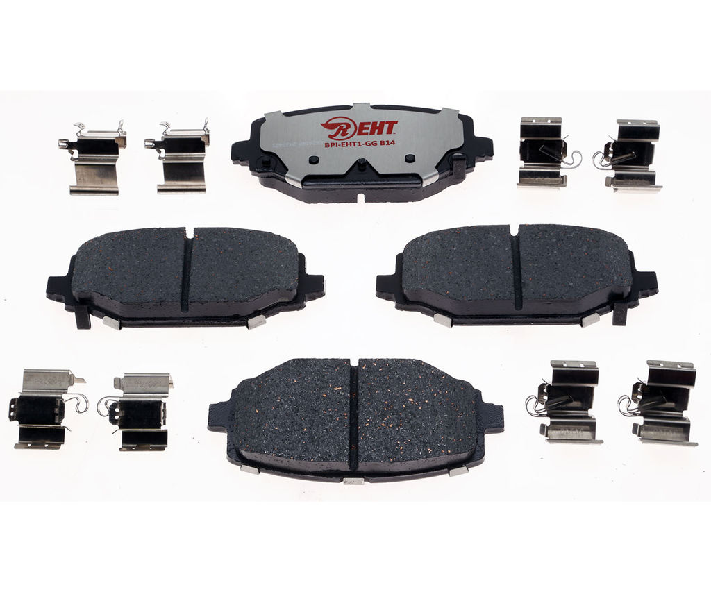 Raybestos EHT1596H - Element3 Enhanced Compound Disc Brake Pads, 2 Wheel Set