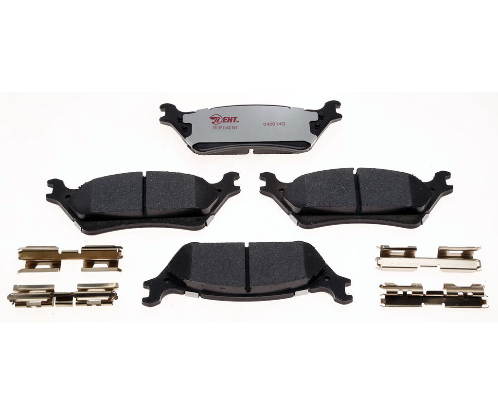 Raybestos EHT1602H - Element3 Enhanced Compound Disc Brake Pads, 2 Wheel Set