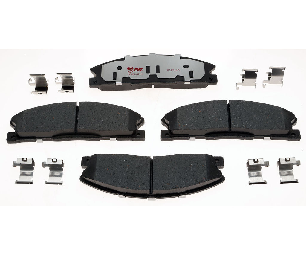 Raybestos EHT1611H - Element3 Enhanced Compound Disc Brake Pads, 2 Wheel Set