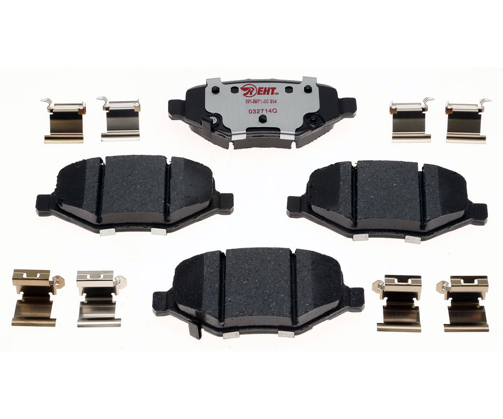 Raybestos EHT1612H - Element3 Enhanced Compound Disc Brake Pads, 2 Wheel Set
