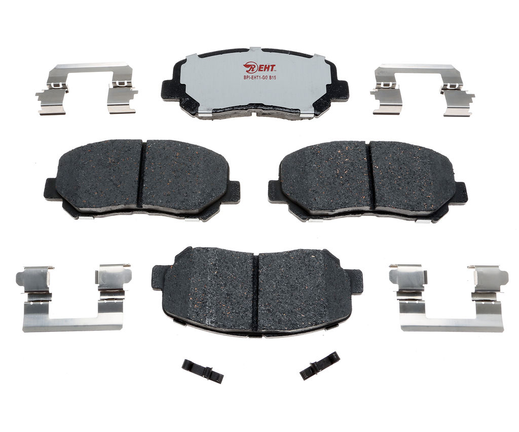 Raybestos EHT1623AH - Element3 Enhanced Compound Disc Brake Pads, 2 Wheel Set