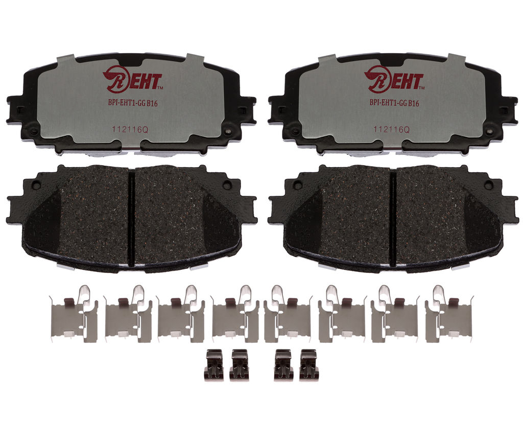 Raybestos EHT1628H - Element3 Enhanced Compound Disc Brake Pads, 2 Wheel Set
