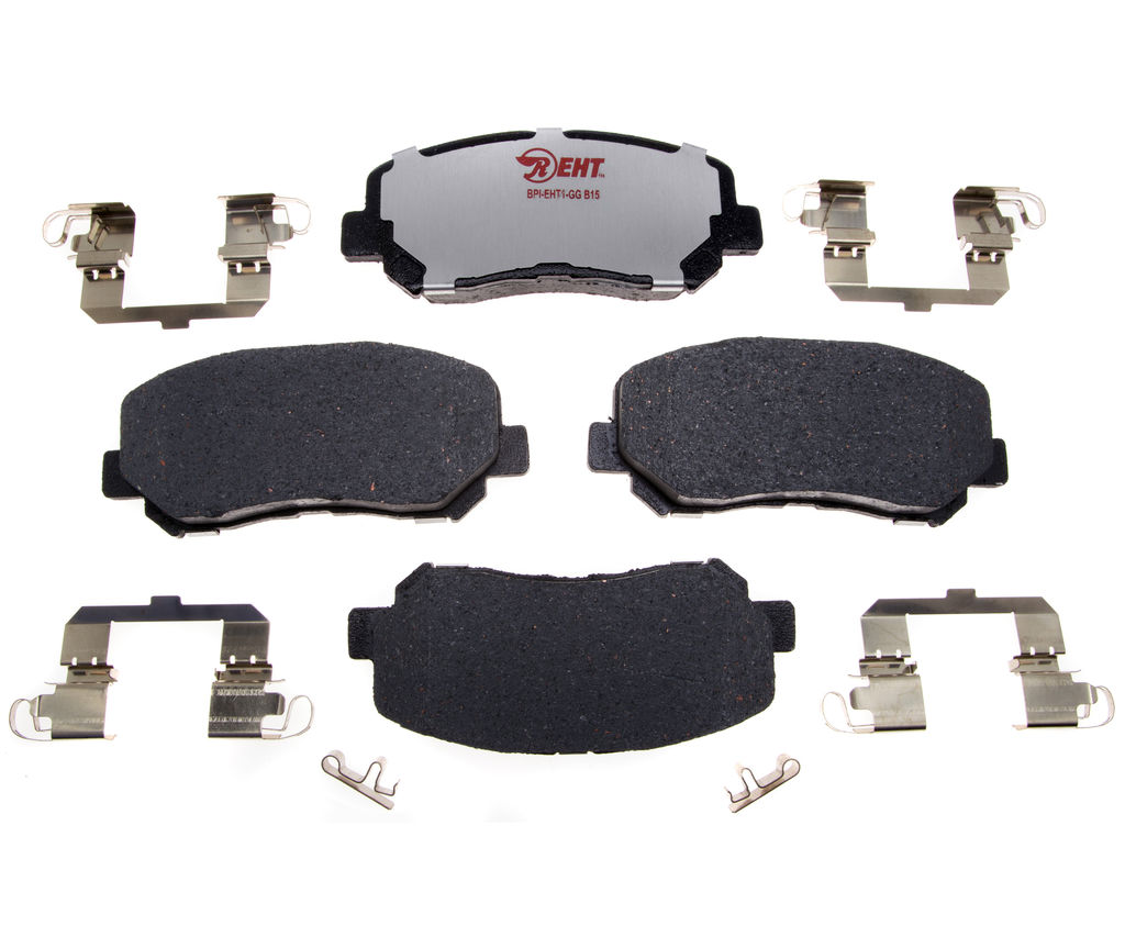 Raybestos EHT1640AH - Element3 Enhanced Compound Disc Brake Pads, 2 Wheel Set
