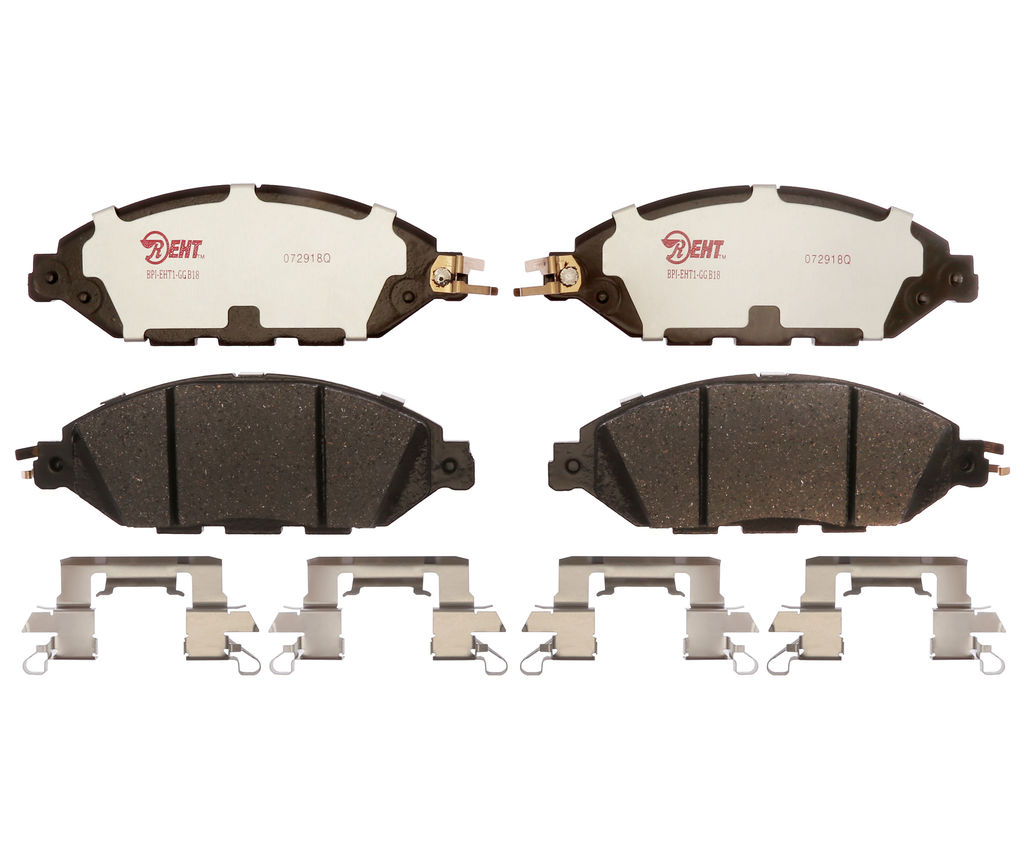Raybestos EHT1649H - Element3 Enhanced Compound Disc Brake Pads, 2 Wheel Set