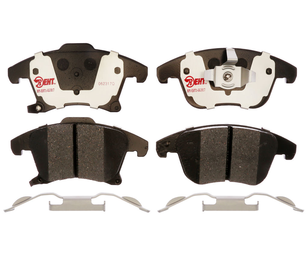 Raybestos EHT1653H - Element3 Enhanced Compound Disc Brake Pads, 2 Wheel Set