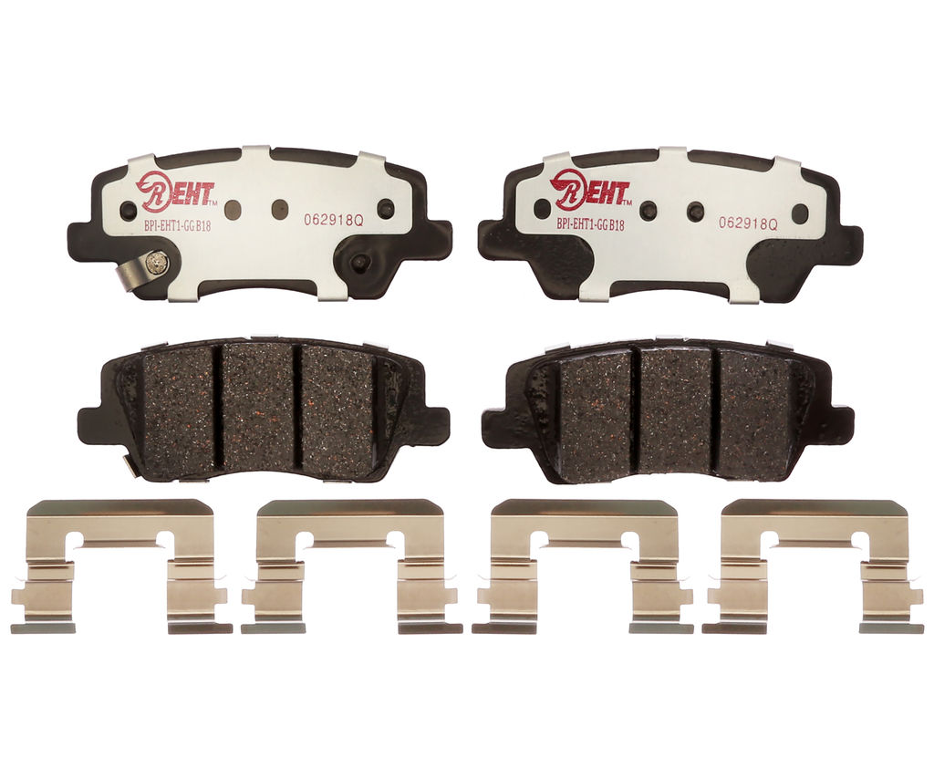 Raybestos EHT1659H - Element3 Enhanced Compound Disc Brake Pads, 2 Wheel Set