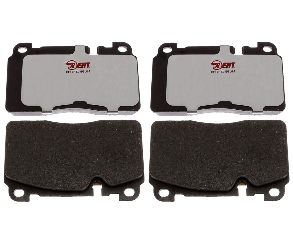 Raybestos EHT1663 - Element3 Enhanced Compound Disc Brake Pads, 2 Wheel Set