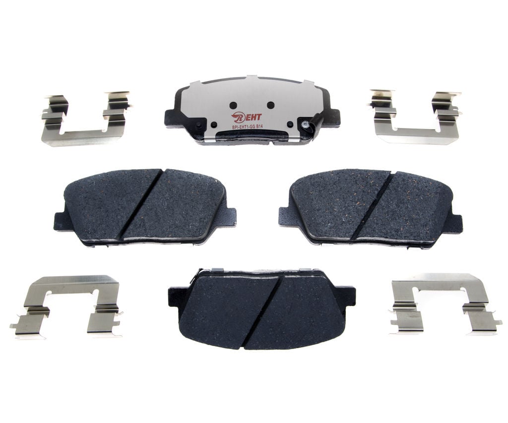 Raybestos EHT1675H - Element3 Enhanced Compound Disc Brake Pads, 2 Wheel Set