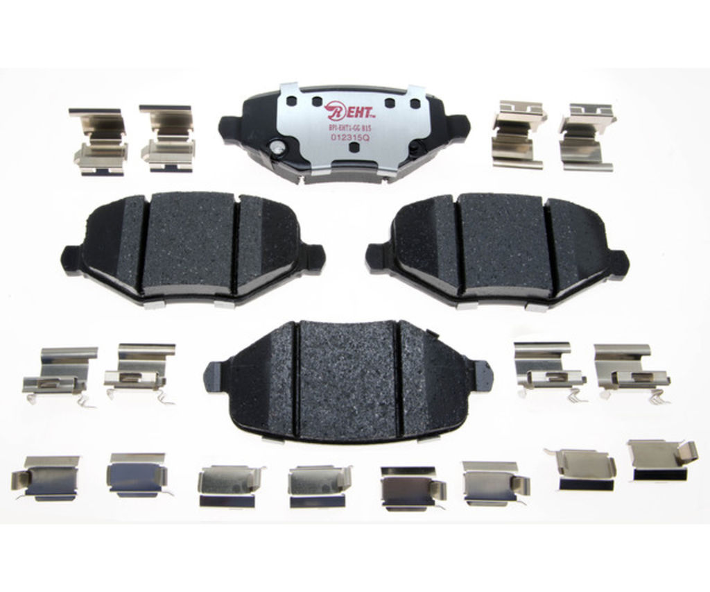Raybestos EHT1719H - Element3 Enhanced Compound Disc Brake Pads, 2 Wheel Set