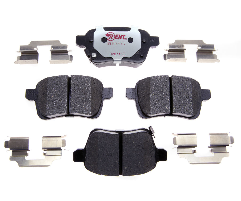 Raybestos EHT1722H - Element3 Enhanced Compound Disc Brake Pads, 2 Wheel Set