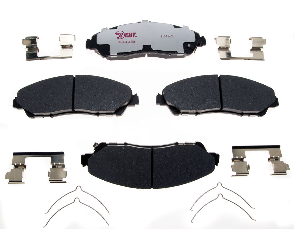 Raybestos EHT1723H - Element3 Enhanced Compound Disc Brake Pads, 2 Wheel Set