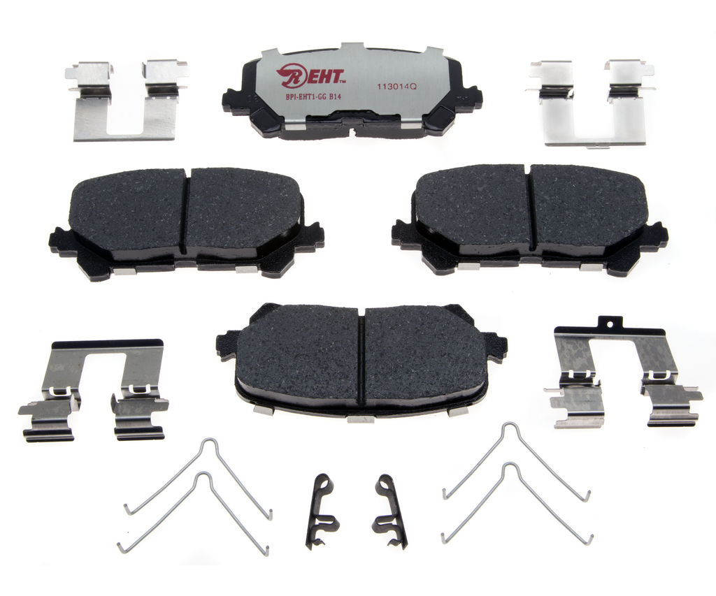 Raybestos EHT1724H - Element3 Enhanced Compound Disc Brake Pads, 2 Wheel Set
