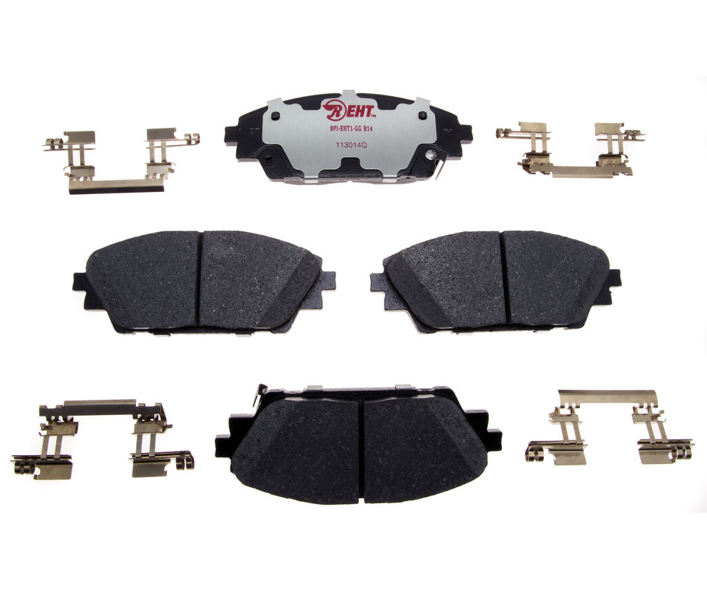 Raybestos EHT1728H - Element3 Enhanced Compound Disc Brake Pads, 2 Wheel Set