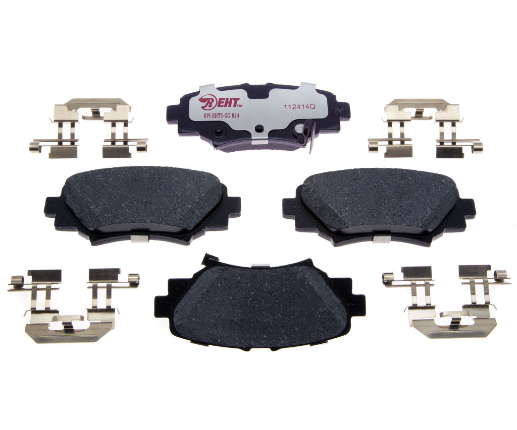 Raybestos EHT1729H - Element3 Enhanced Compound Disc Brake Pads, 2 Wheel Set