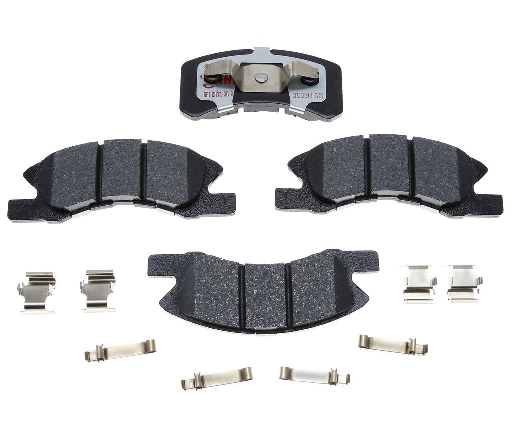 Raybestos EHT1731H - Element3 Enhanced Compound Disc Brake Pads, 2 Wheel Set