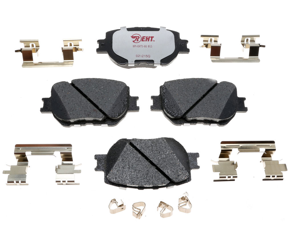 Raybestos EHT1733H - Element3 Enhanced Compound Disc Brake Pads, 2 Wheel Set