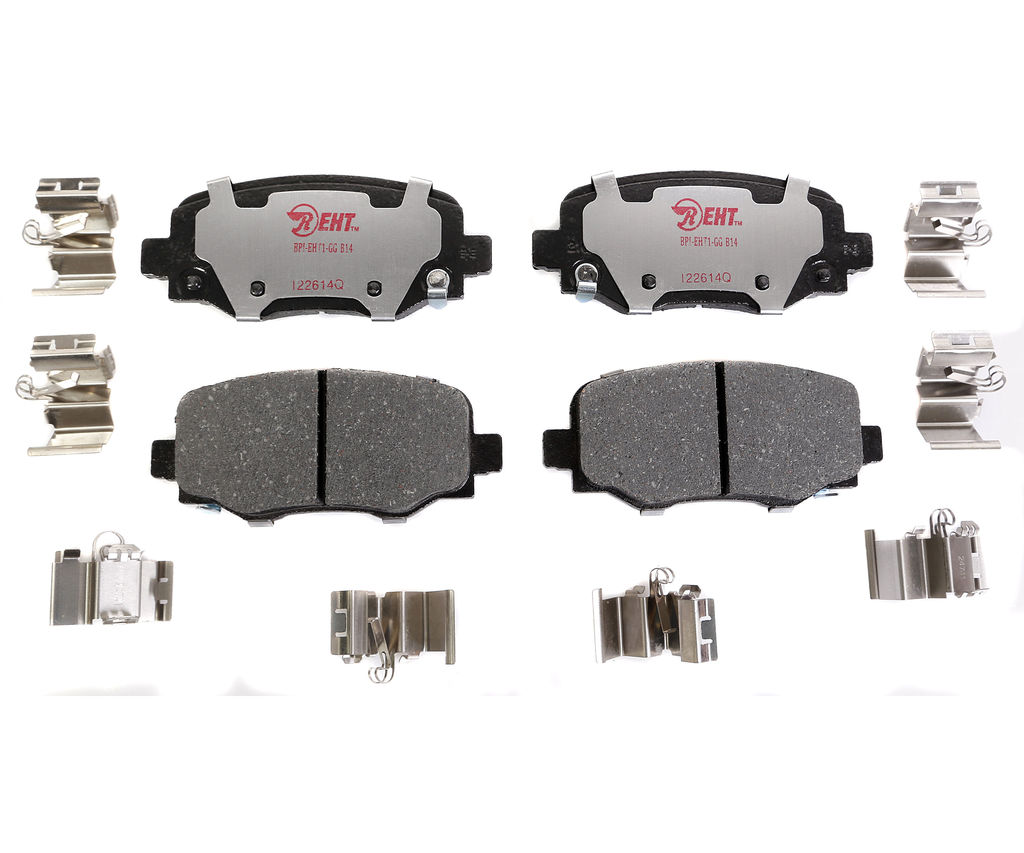 Raybestos EHT1734H - Element3 Enhanced Compound Disc Brake Pads, 2 Wheel Set