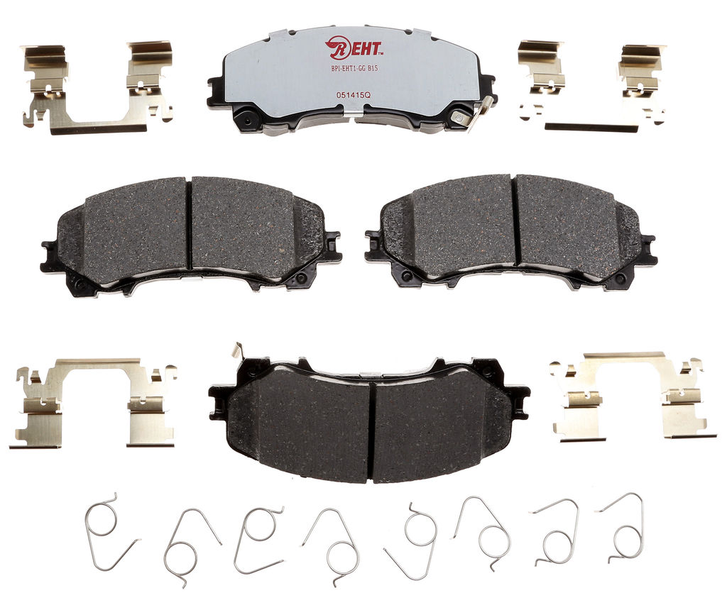 Raybestos EHT1736H - Element3 Enhanced Compound Disc Brake Pads, 2 Wheel Set