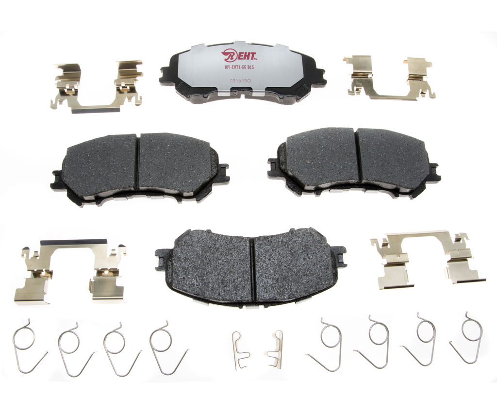 Raybestos EHT1737H - Element3 Enhanced Compound Disc Brake Pads, 2 Wheel Set