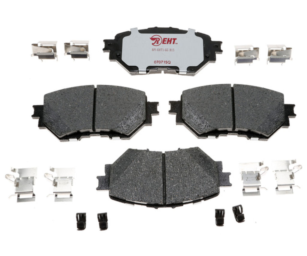 Raybestos EHT1759H - Element3 Enhanced Compound Disc Brake Pads, 2 Wheel Set