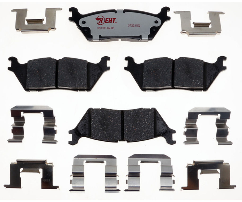 Raybestos EHT1790H - Element3 Enhanced Compound Disc Brake Pads, 2 Wheel Set
