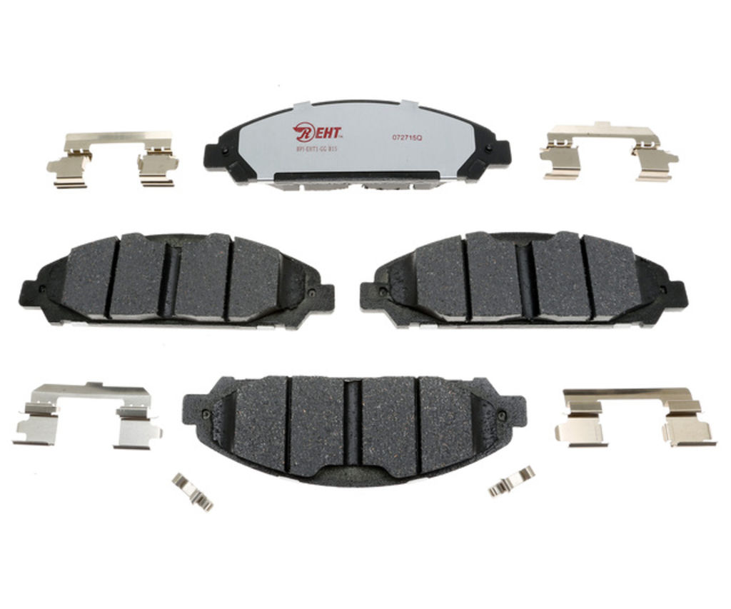 Raybestos EHT1791H - Element3 Enhanced Compound Disc Brake Pads, 2 Wheel Set