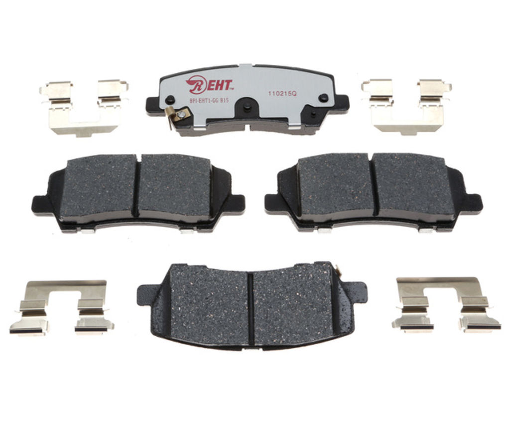 Raybestos EHT1793AH - Element3 Enhanced Compound Disc Brake Pads, 2 Wheel Set