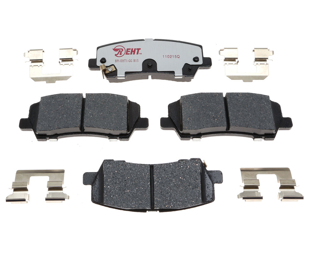 Raybestos EHT1793H - Element3 Enhanced Compound Disc Brake Pads, 2 Wheel Set