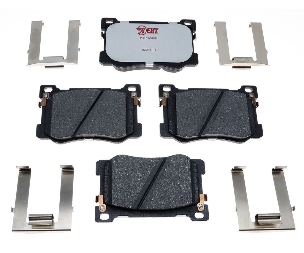 Raybestos EHT1799H - Element3 Enhanced Compound Disc Brake Pads, 2 Wheel Set