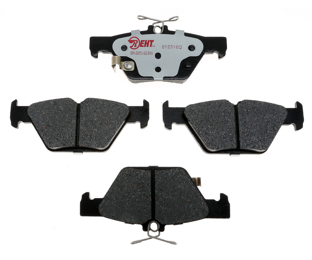 Raybestos EHT1808 - Element3 Enhanced Compound Disc Brake Pads, 2 Wheel Set