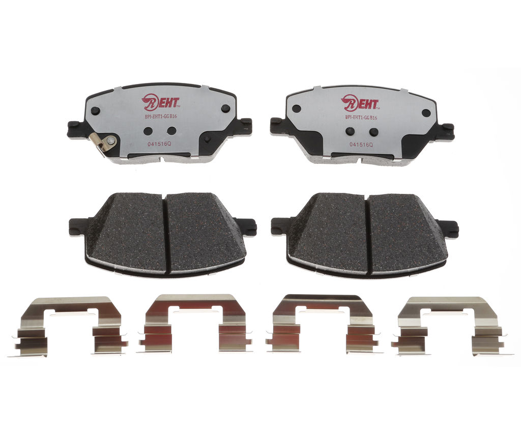 Raybestos EHT1811H - Element3 Enhanced Compound Disc Brake Pads, 2 Wheel Set