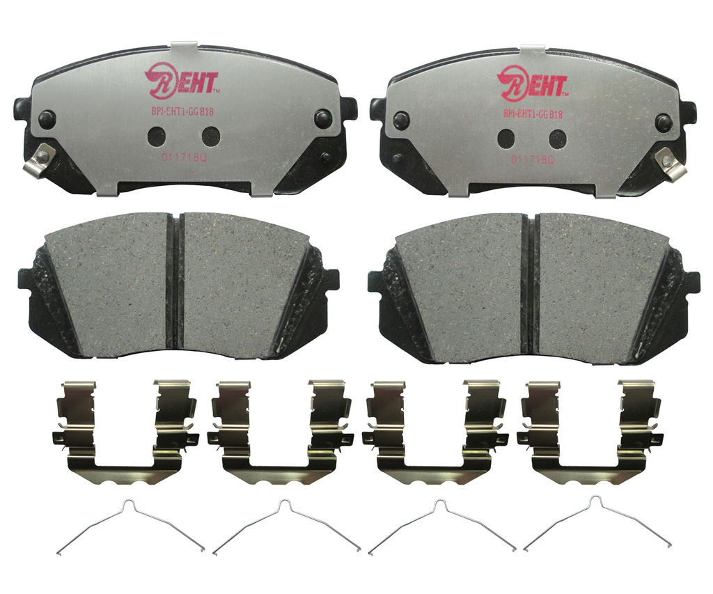 Raybestos EHT1826H - Element3 Enhanced Compound Disc Brake Pads, 2 Wheel Set