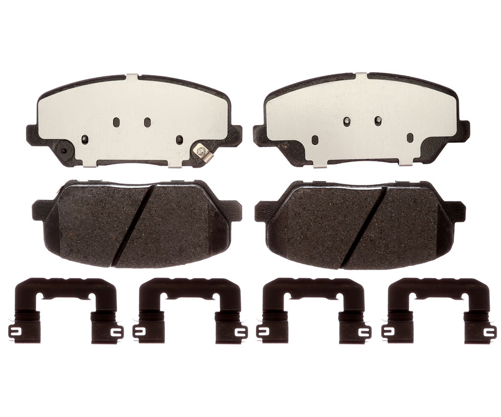 Raybestos EHT1827H - Element3 Enhanced Compound Disc Brake Pads, 2 Wheel Set