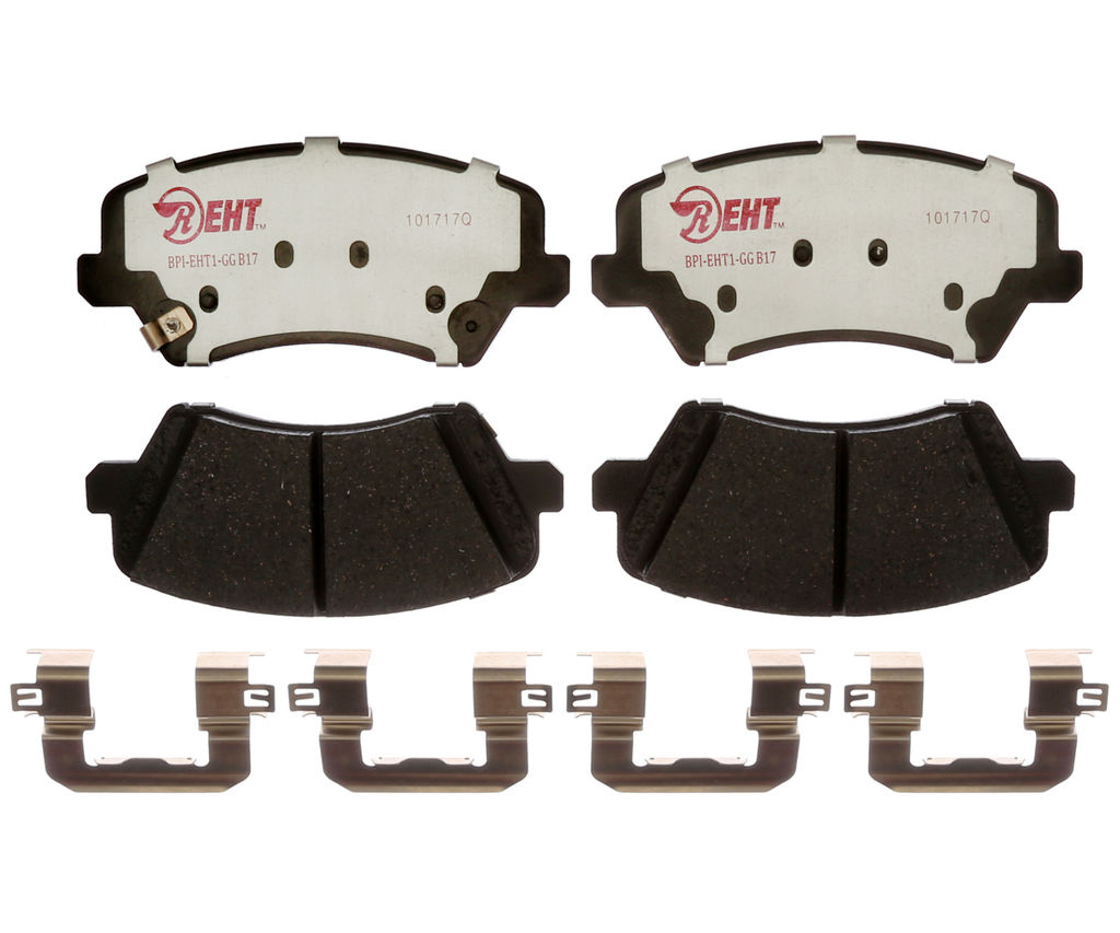 Raybestos EHT1828H - Element3 Enhanced Compound Disc Brake Pads, 2 Wheel Set
