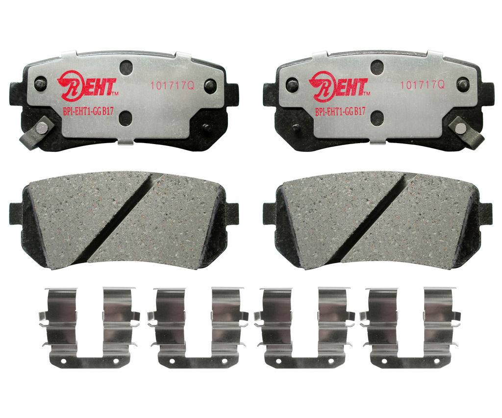 Raybestos EHT1829H - Element3 Enhanced Compound Disc Brake Pads, 2 Wheel Set