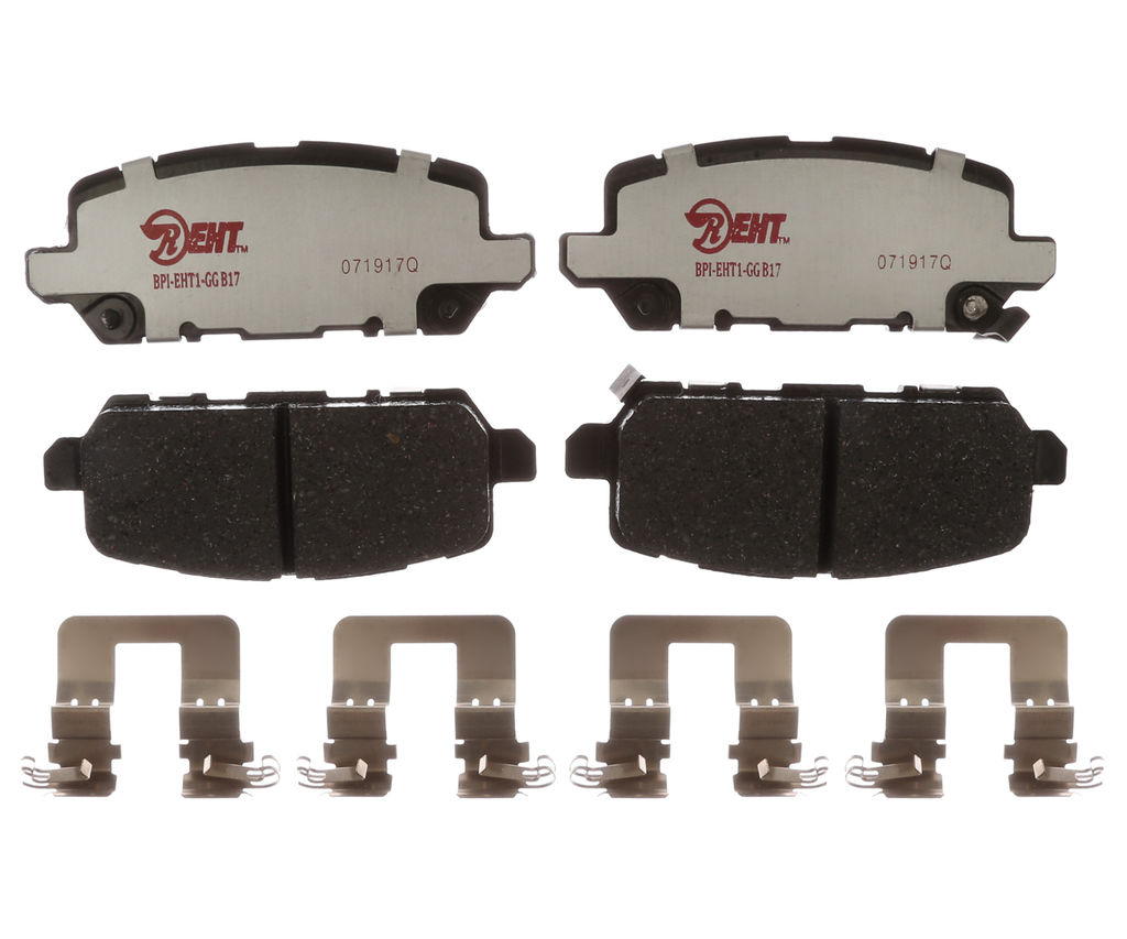 Raybestos EHT1841H - Element3 Enhanced Compound Disc Brake Pads, 2 Wheel Set