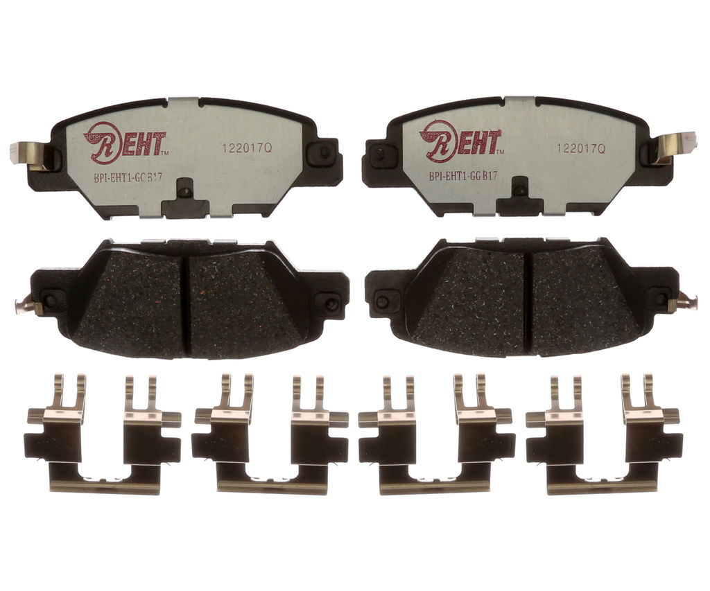 Raybestos EHT1846H - Element3 Enhanced Compound Disc Brake Pads, 2 Wheel Set
