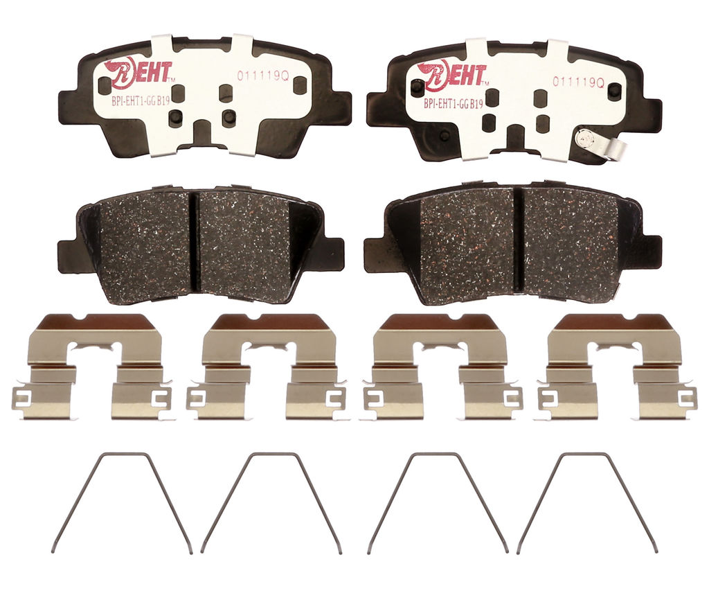 Raybestos EHT1848H - Element3 Enhanced Compound Disc Brake Pads, 2 Wheel Set