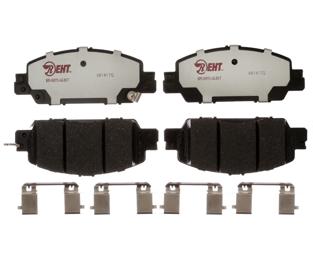 Raybestos EHT1860H - Element3 Enhanced Compound Disc Brake Pads, 2 Wheel Set