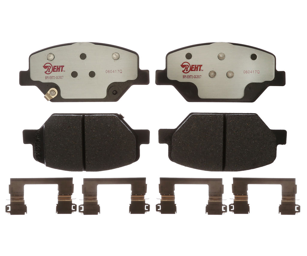 Raybestos EHT1886H - Element3 Enhanced Compound Disc Brake Pads, 2 Wheel Set