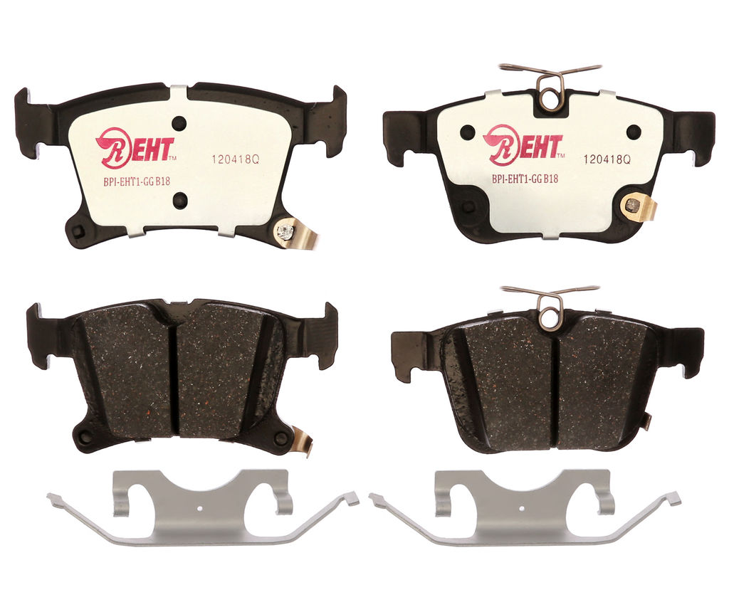 Raybestos EHT1901H - Element3 Enhanced Compound Disc Brake Pads, 2 Wheel Set