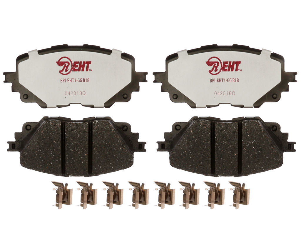 Raybestos EHT1903H - Element3 Enhanced Compound Disc Brake Pads, 2 Wheel Set