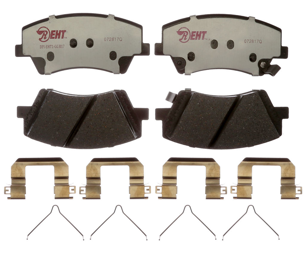 Raybestos EHT1912H - Element3 Enhanced Compound Disc Brake Pads, 2 Wheel Set