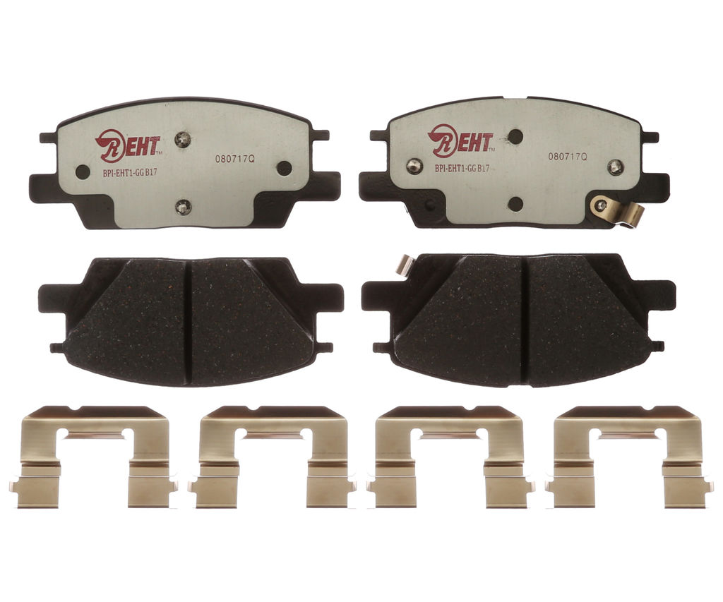 Raybestos EHT1913H - Element3 Enhanced Compound Disc Brake Pads, 2 Wheel Set