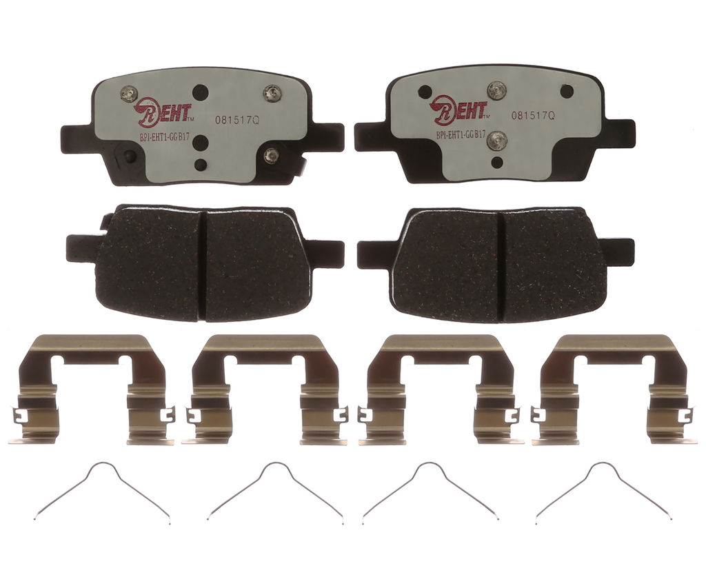 Raybestos EHT1914H - Element3 Enhanced Compound Disc Brake Pads, 2 Wheel Set