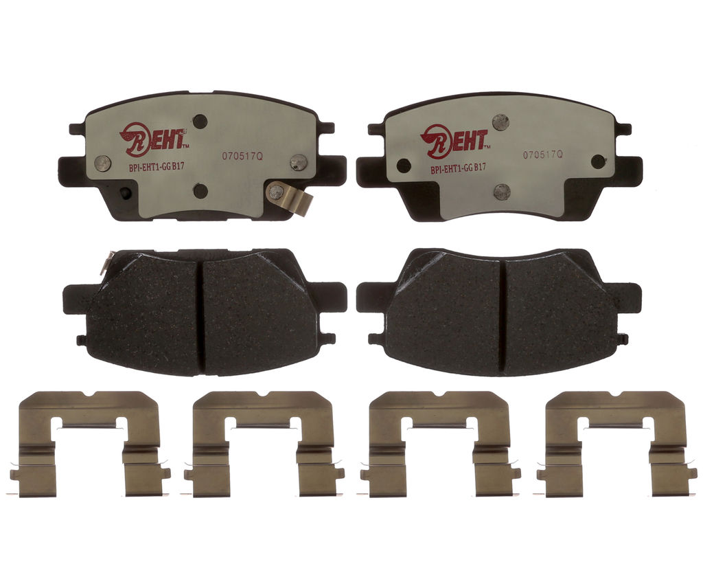 Raybestos EHT1915H - Element3 Enhanced Compound Disc Brake Pads, 2 Wheel Set