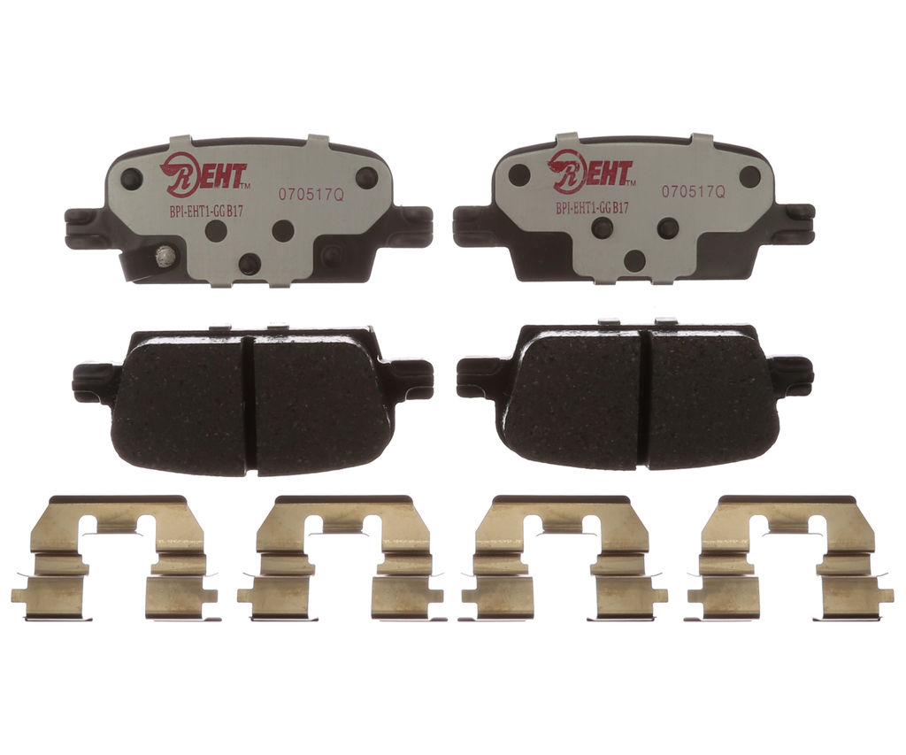 Raybestos EHT1921H - Element3 Enhanced Compound Disc Brake Pads, 2 Wheel Set