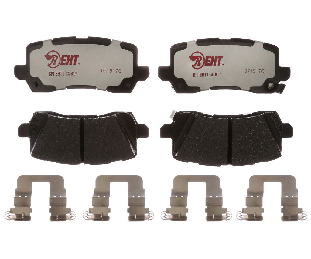Raybestos EHT1954H - Element3 Enhanced Compound Disc Brake Pads, 2 Wheel Set