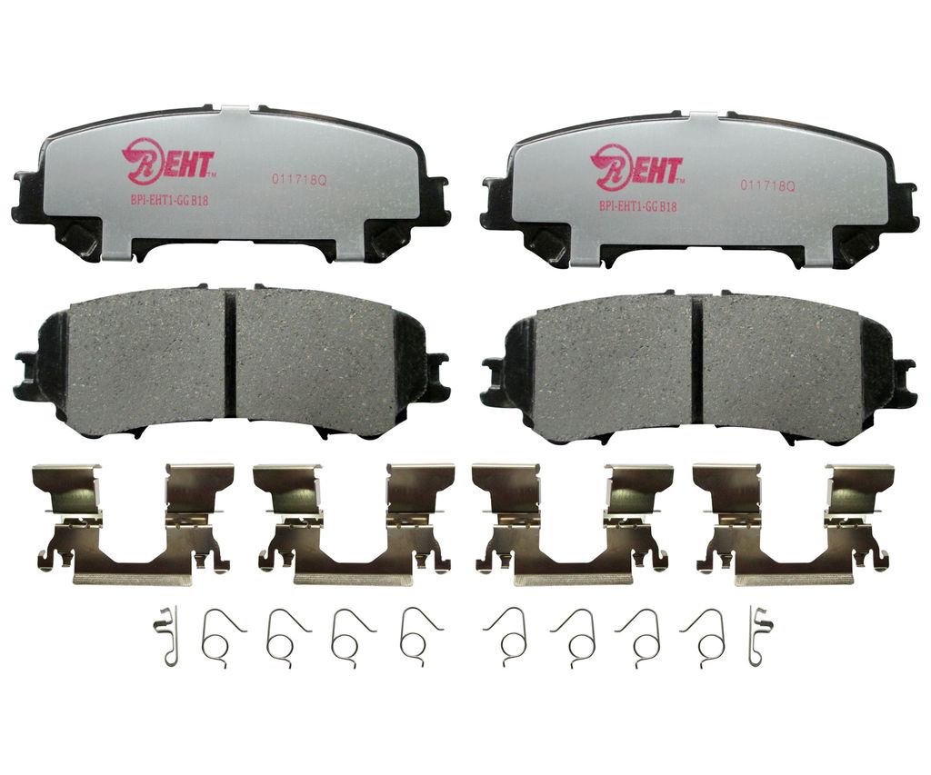 Raybestos EHT2032H - Element3 Enhanced Compound Disc Brake Pads, 2 Wheel Set