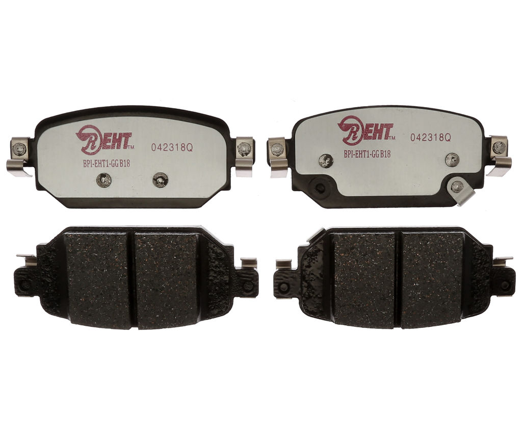 Raybestos EHT2042 - Element3 Enhanced Compound Disc Brake Pads, 2 Wheel Set